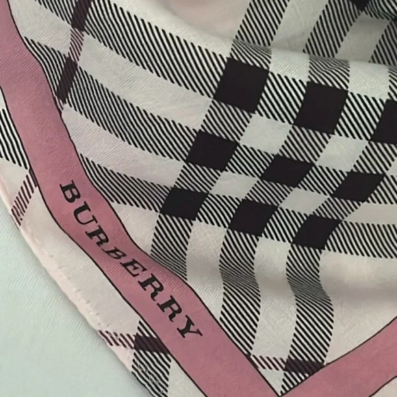 BURBERRY HANDKERCHIEF SCARF - Picture 2 of 5
